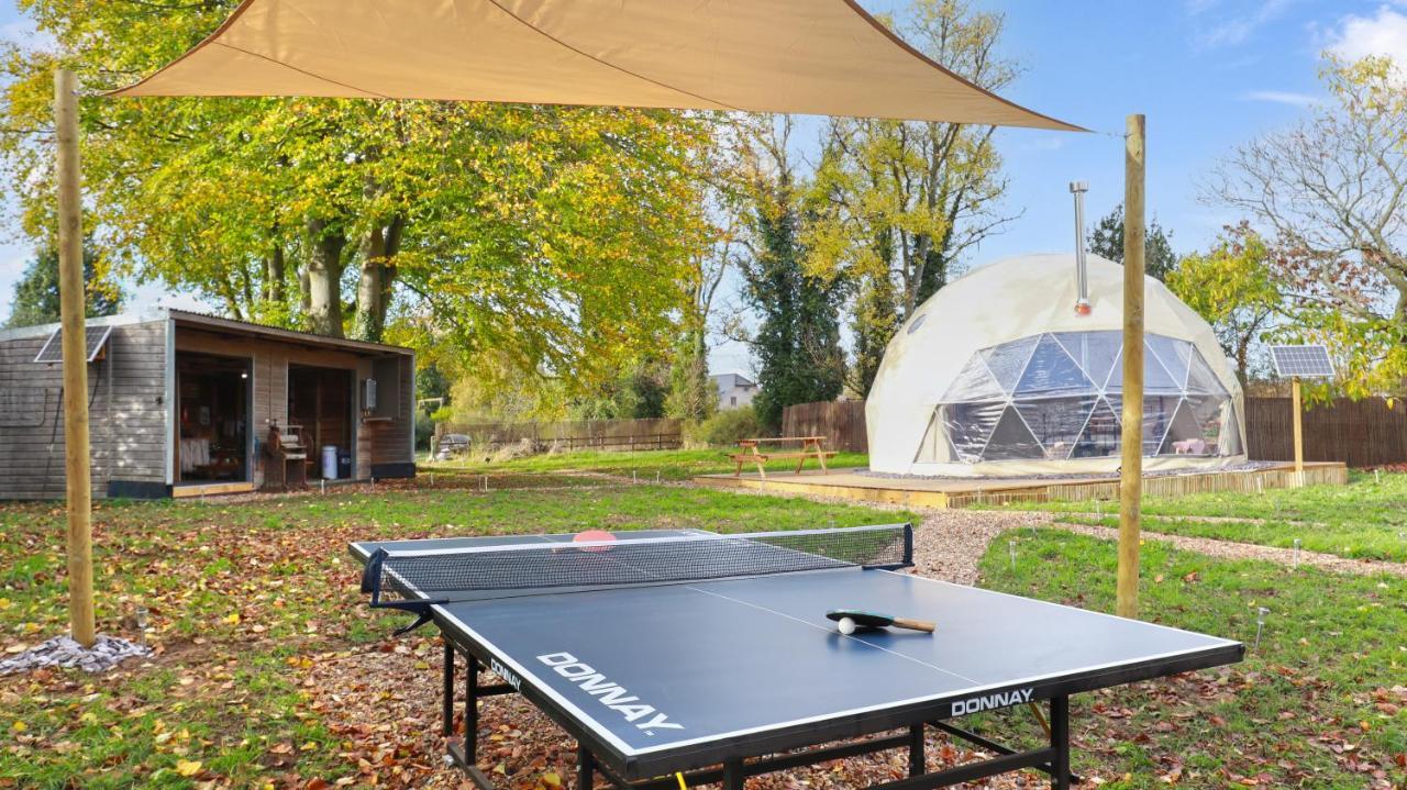 Luxury Dome With Private Wood-Fired Hot Tub Hotel Oxford Bagian luar foto